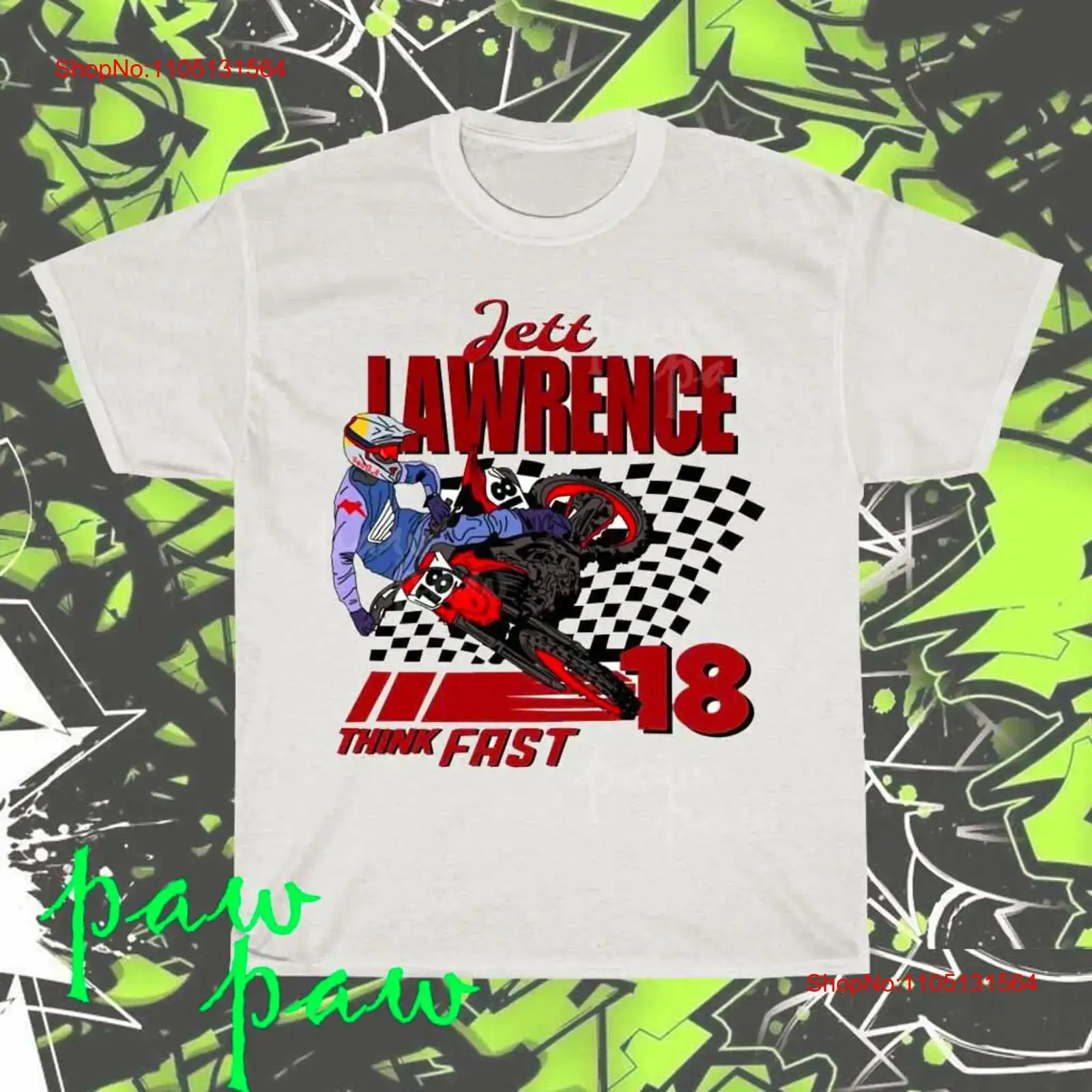 Streetwear Brand T Shirt - Gloednieuw Jett Lawrence HD Logo Amerikaans