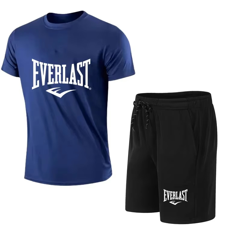 Streetwear Brand T Shirt - EVERLAST Heren T-shirt + Shorts 2-delige