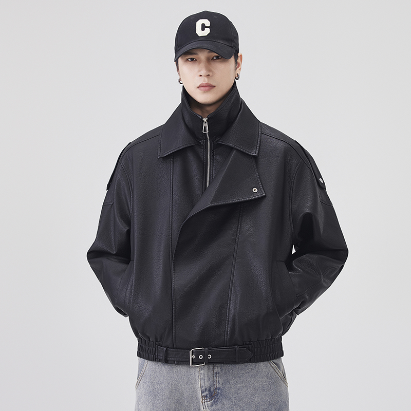 Streetwear Clothing Brand - Herfst Winter Leren Jas Mannen Streetwear