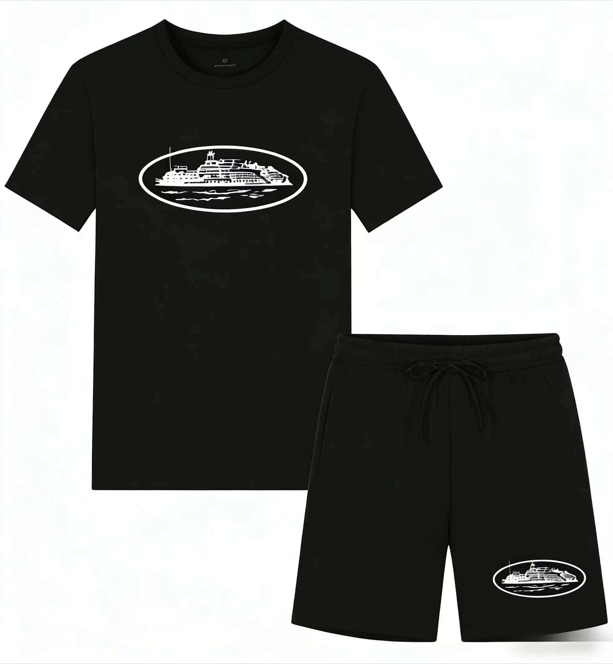 Streetwear Brand T Shirt - 2026 Zomer Nieuwe Kleine Boot Print