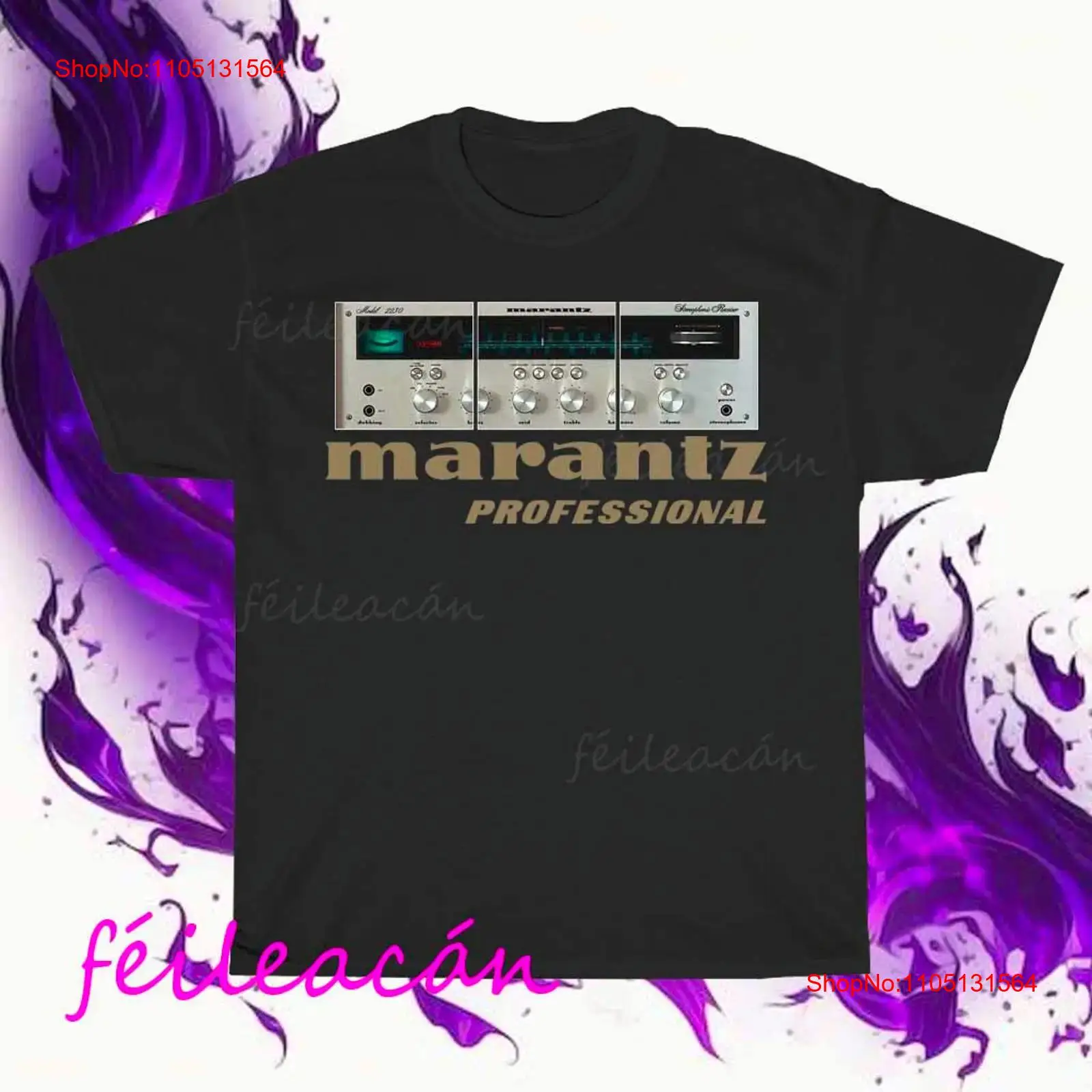 Streetwear Brand T Shirt - Gloednieuw Marantz Versterker Logo Amerikaans T-shirt