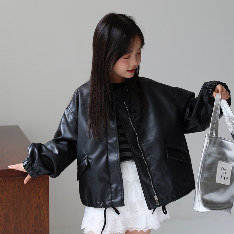 Streetwear Brand Logo - 2-12Y Meisjes Zoete Zwart Roze Rock