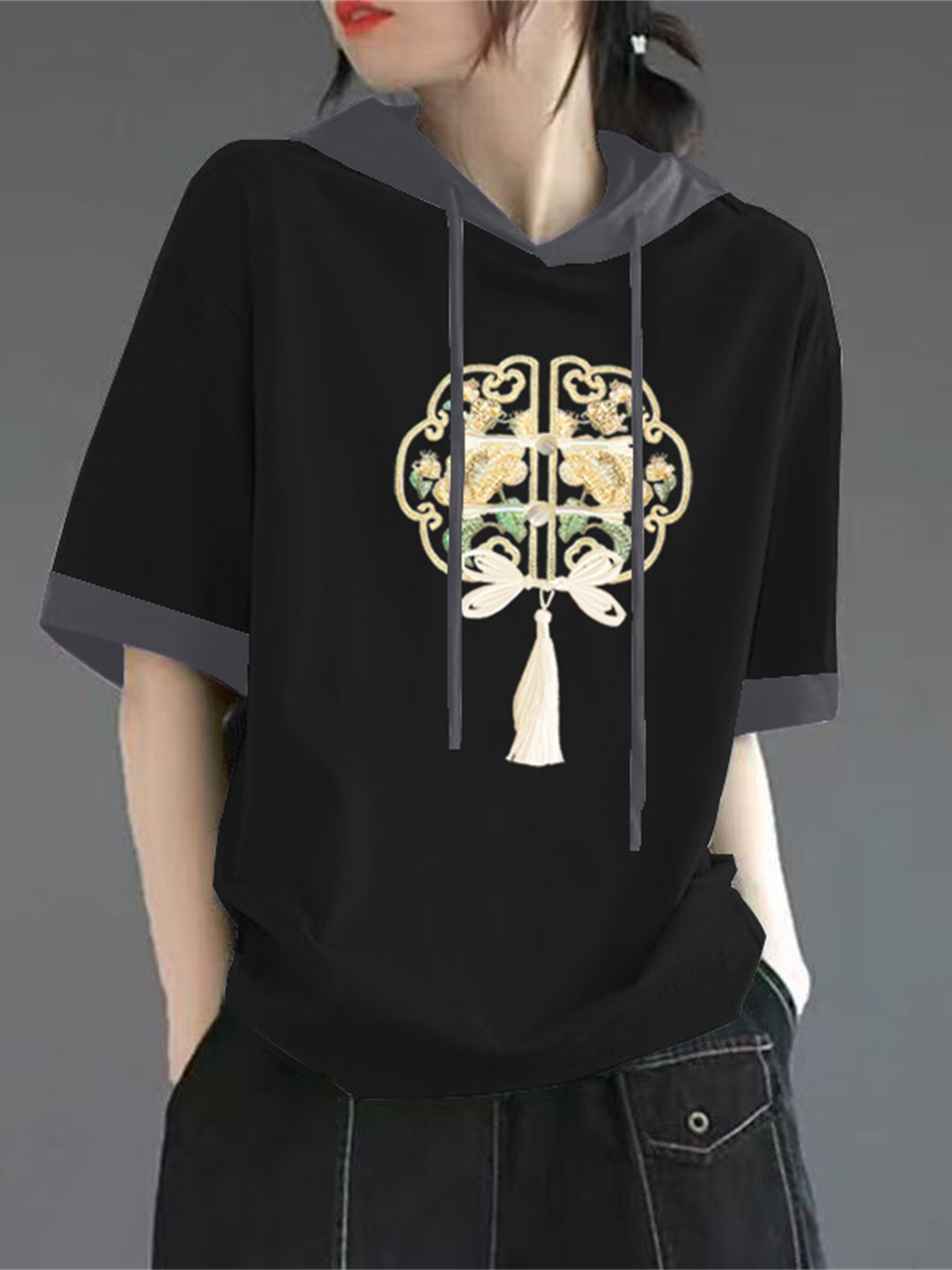 Rood puur katoenen T-shirt met - Streetwear Brand Of The Year recensie en prijs