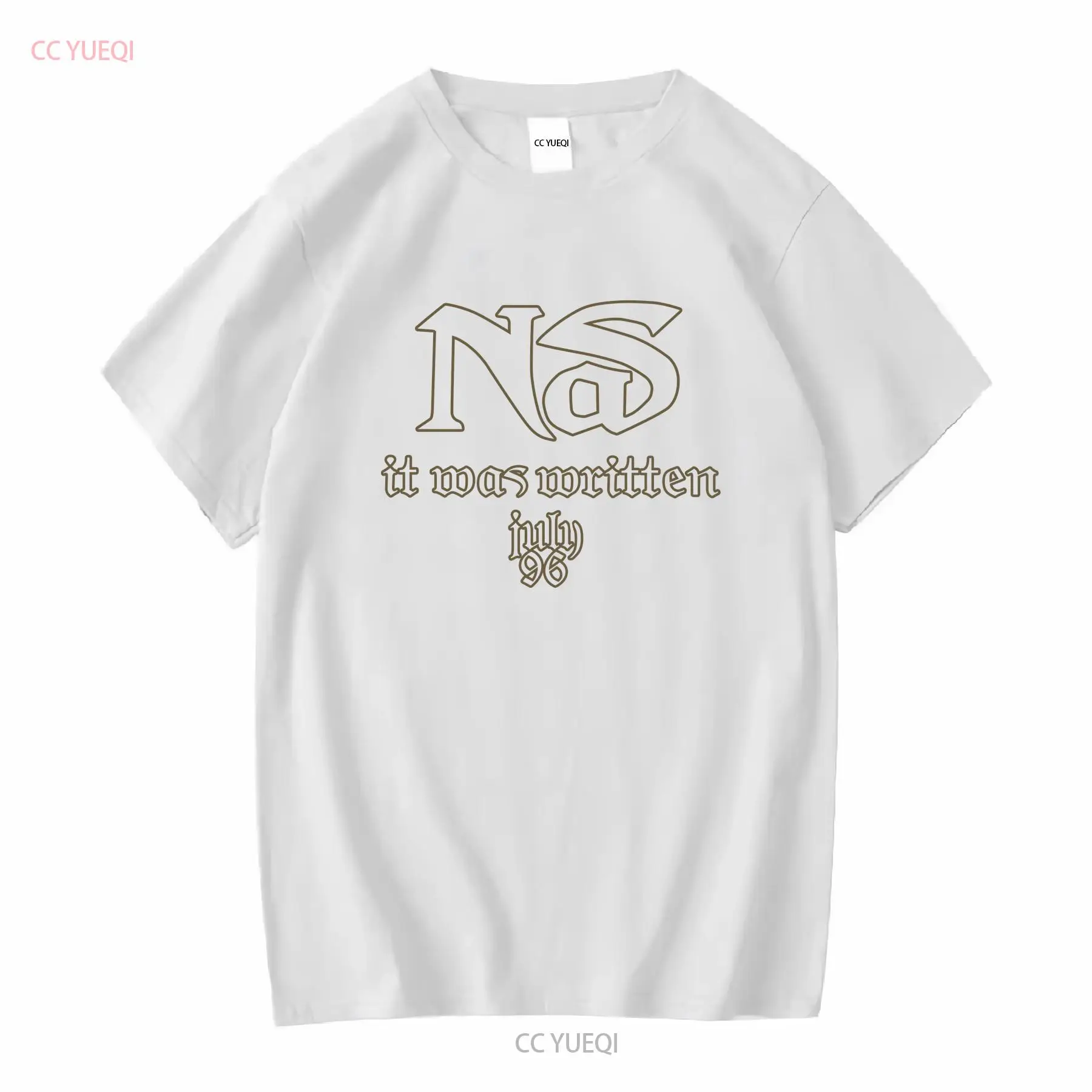 1996 NAS shirt, geschreven in  - Streetwear Brand T Shirt recensie en prijs