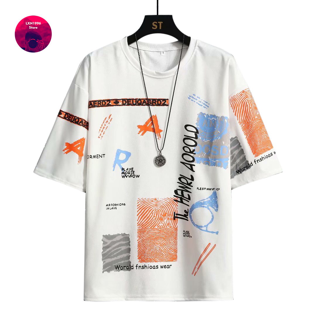 Mannen Harajuku Grafische Zwar - Streetwear Brand Japan recensie en prijs