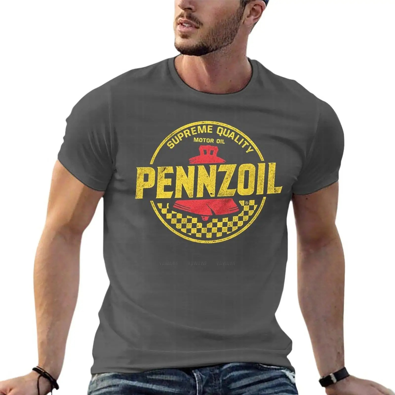 Distressed Pennzoil Motor Olie - Streetwear Brand Logo recensie en prijs