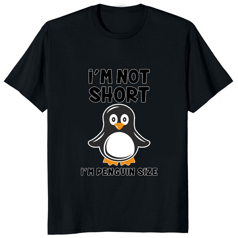 Ik Ben Niet Kort Im Pinguïn Ma - Streetwear Brand T Shirt recensie en prijs